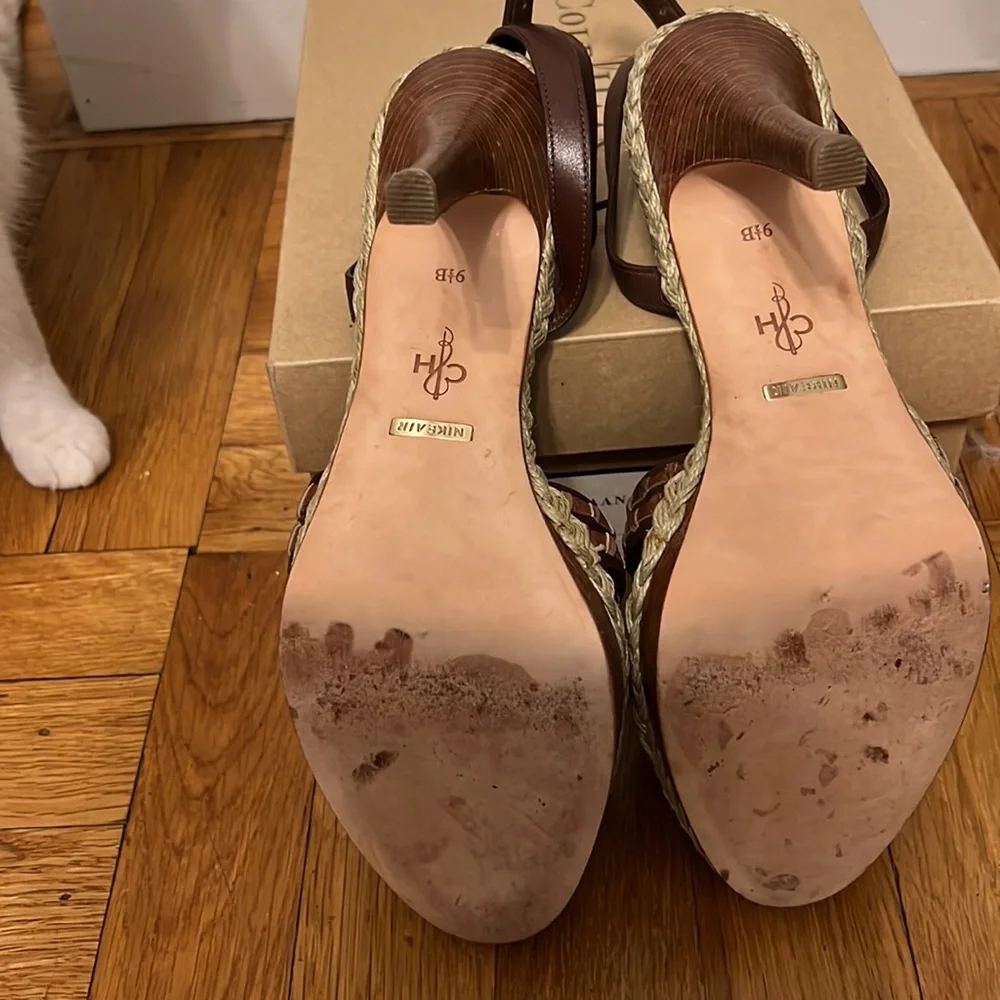 Cole Haan brown and rope sandals - Picture 5 of 5